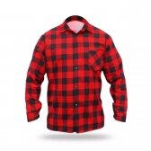 Flaneliniai marškineliai raudoni, dydis S, Dedra BH51F1-L