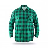 Flaneliniai marškineliai žalias, dydis XXL, Dedra BH51F4-XXL