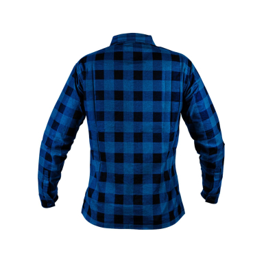 Flaneliniai marškiniai, tamsiai mėlyni, dydis XL 3