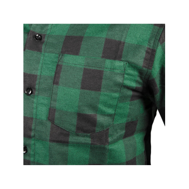 Flaneliniai marškiniai, žali, XL dydis 1