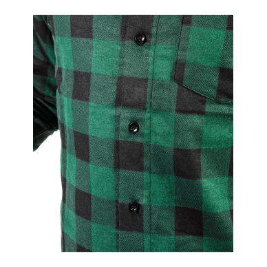 Flaneliniai marškiniai, žali, XL dydis 2
