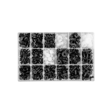 Ford Automobilio apdailos tvirtinimo elementai, 415 vnt. rinkinys Ford Automobilio apdailos tvirtinimo elementai, 415 vnt. rinkinys