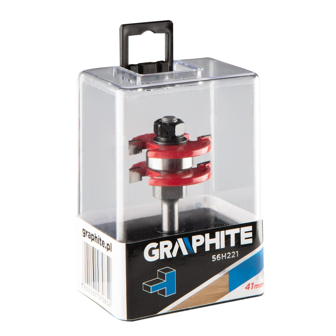 Frezavimo antgalis, kaištis, HM, 41 x 6,35 mm, kotas 8 mm 1 Frezavimo antgalis, kaištis, HM, 41 x 6,35 mm, kotas 8 mm 1