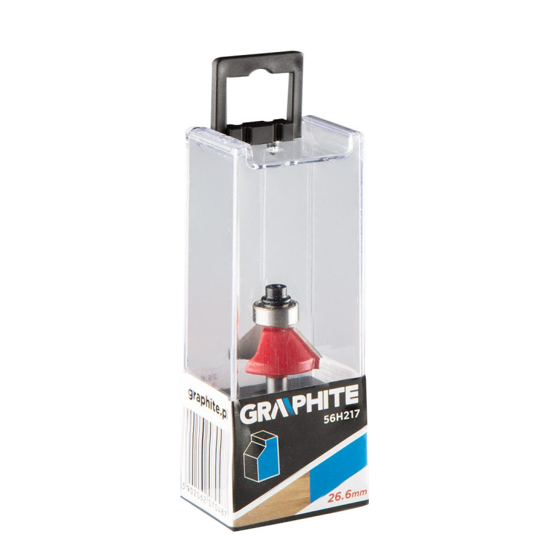 Frezavimo antgalis, paviršiaus apvalinimas, HM, 26,6 x 9,52 mm, kotas 6 mm 1 Frezavimo antgalis, paviršiaus apvalinimas, HM, 26,6 x 9,52 mm, kotas 6 mm 1