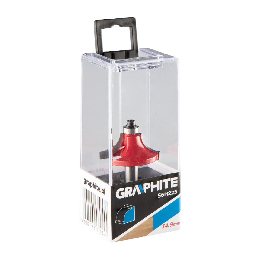 Frezavimo antgalis, paviršiaus apvalinimas, HM, 34,9 x 15,4 mm, kotas 8 mm 1 Frezavimo antgalis, paviršiaus apvalinimas, HM, 34,9 x 15,4 mm, kotas 8 mm 1