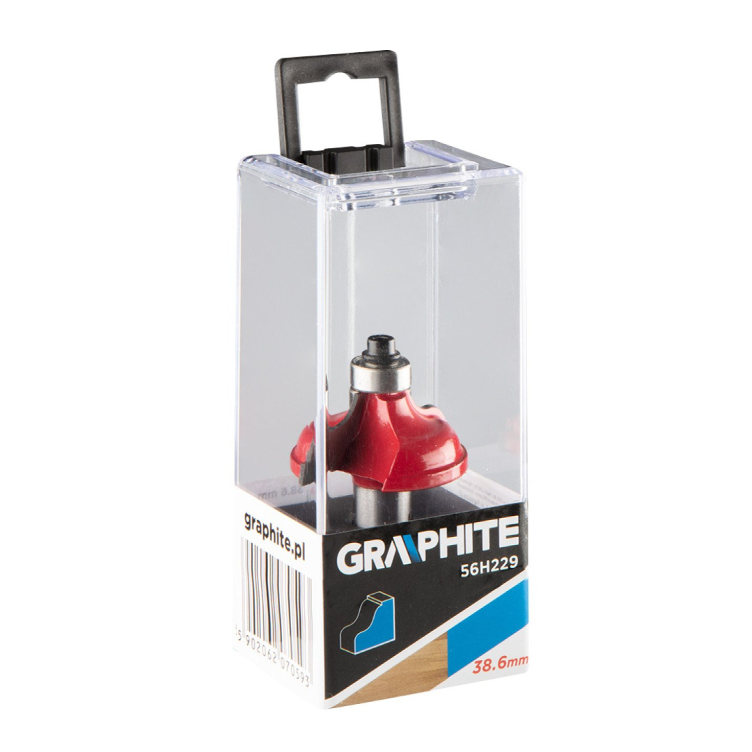 Frezavimo antgalis, paviršiaus apvalinimas, HM, 38,6 x 15,9 mm, kotas 12 mm 1 Frezavimo antgalis, paviršiaus apvalinimas, HM, 38,6 x 15,9 mm, kotas 12 mm 1