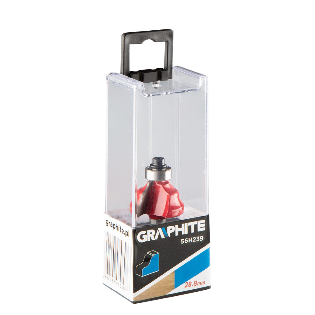 Frezavimo antgalis, paviršius apvalinamas, dekoratyvinis, HM, 28,8 x 15,9 mm, kotas 8 mm 1 Frezavimo antgalis, paviršius apvalinamas, dekoratyvinis, HM, 28,8 x 15,9 mm, kotas 8 mm 1