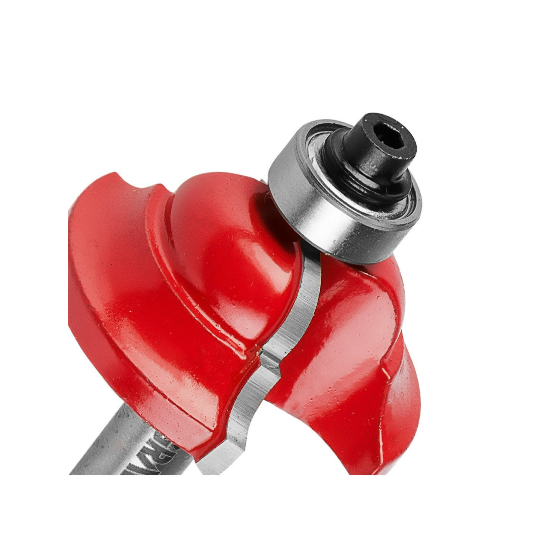 Frezavimo antgalis, paviršius apvalinamas, dekoratyvinis, HM, 31,7 x 12,7 mm, kotas 6 mm 8