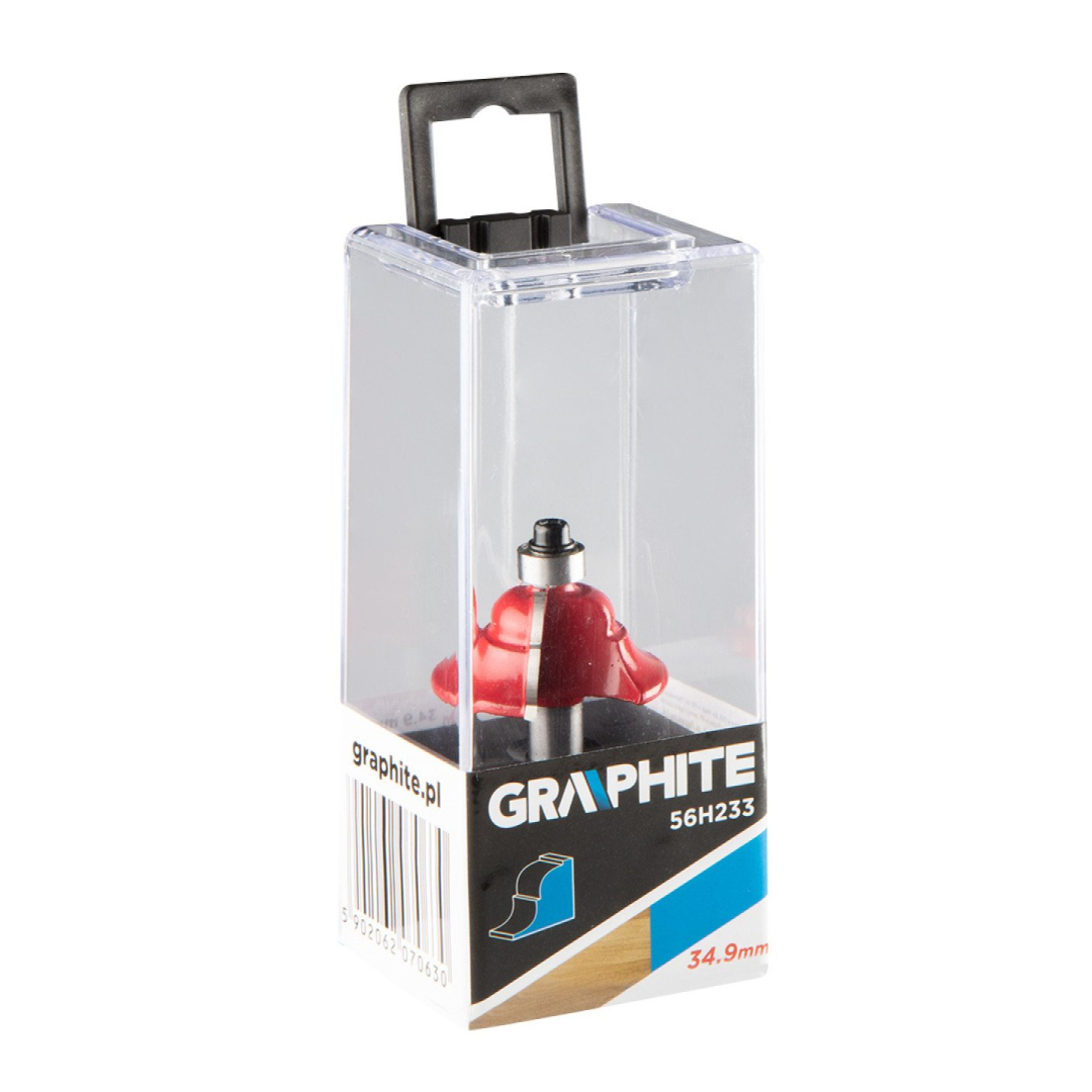 Frezavimo antgalis, paviršius apvalinamas, dekoratyvinis, HM, 34,9 x 15 mm, kotas 8 mm 1 Frezavimo antgalis, paviršius apvalinamas, dekoratyvinis, HM, 34,9 x 15 mm, kotas 8 mm 1