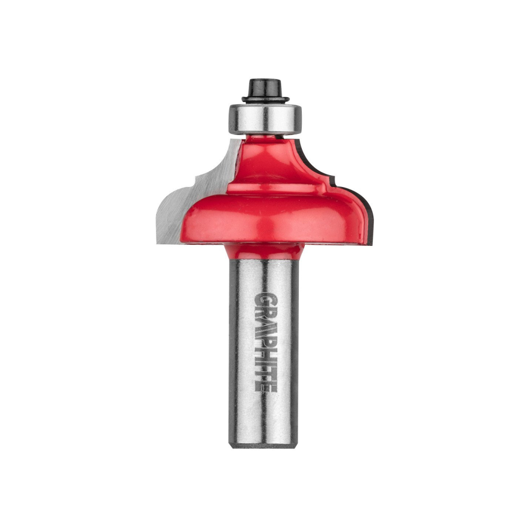 Frezavimo antgalis, paviršius apvalinamas, dekoratyvinis, HM, 38,4 x 17,5 mm, kotas 12 mm