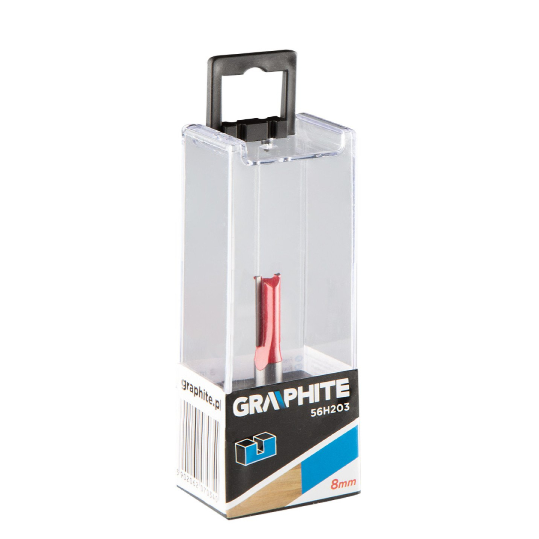 Frezavimo antgalis, tiesus, HM, 8 x 19 mm, kotas 8 mm 1