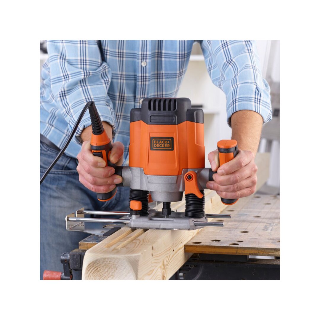 Frezeris 1200W + 6 frezos, KW1200EKA-QS, Black&Decker 3