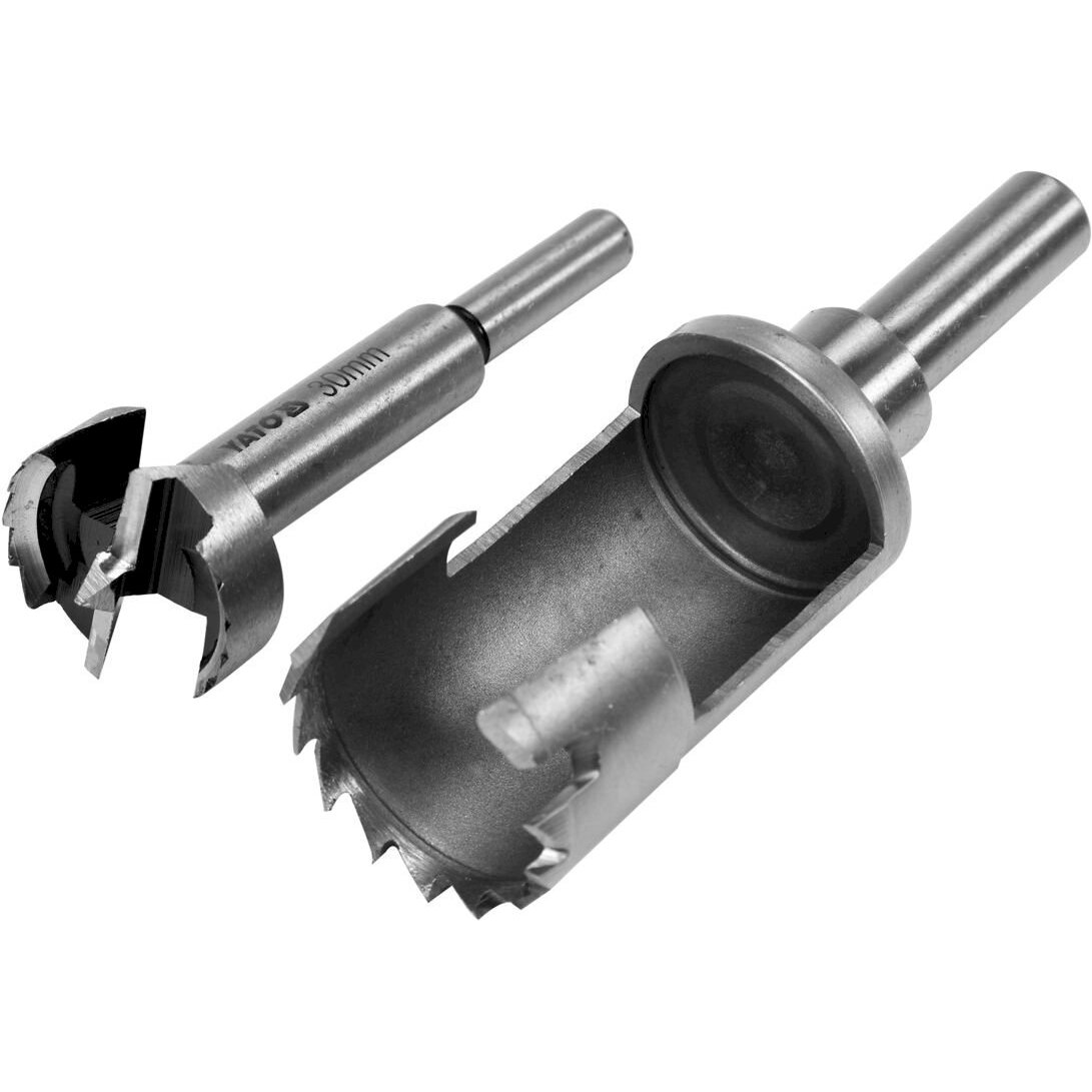 Freza / kamštinis grąžtas medžiui | 30 mm | 2 vnt. (YT-33833) Freza / kamštinis grąžtas medžiui | 30 mm | 2 vnt. (YT-33833)