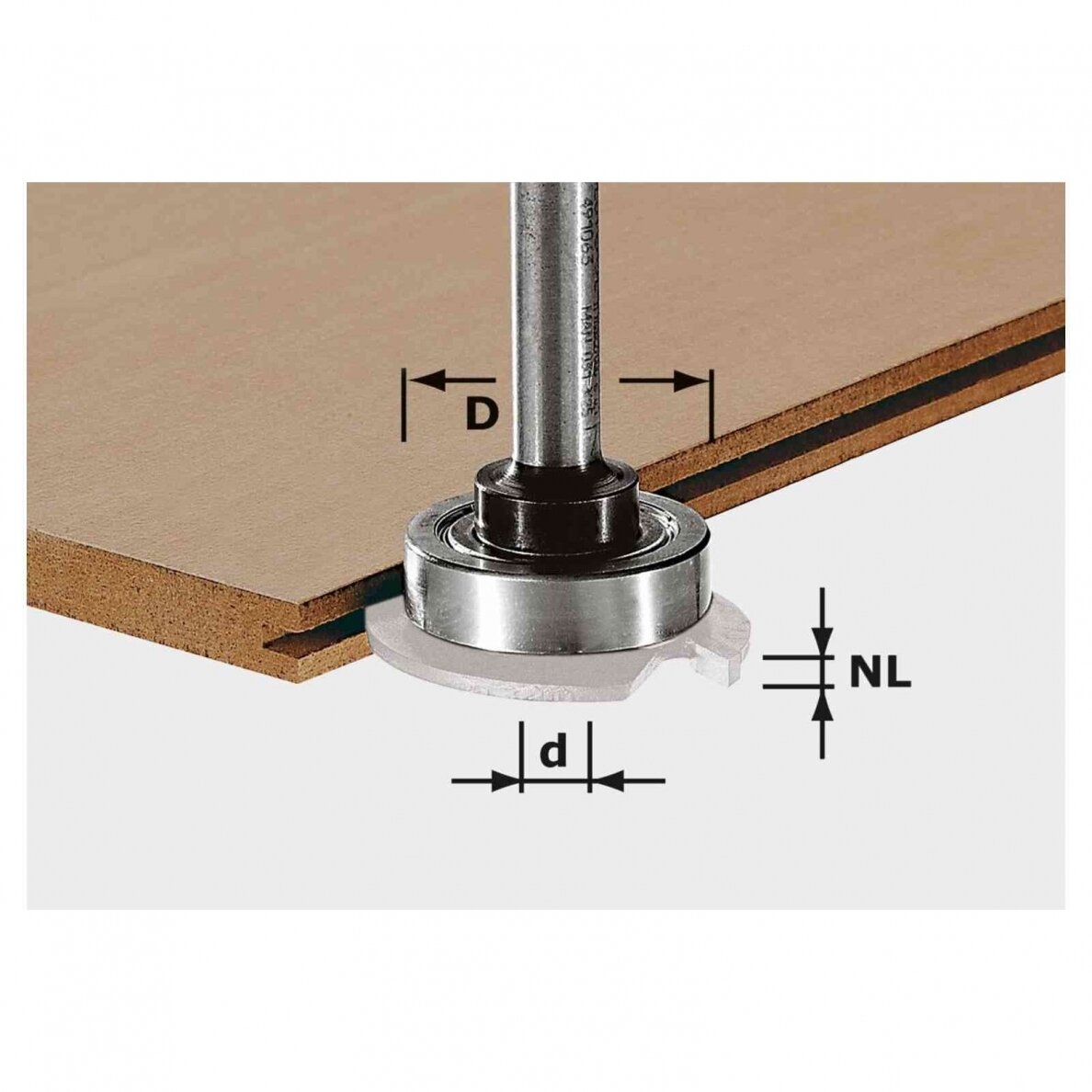 Frezos velenas Festool S8 1,5-5 KL28 (499804) Frezos velenas Festool S8 1,5-5 KL28 (499804)