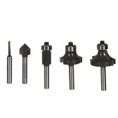 Frezų rinkinys RYOBI RAKRBS5, 6 mm, 5 vnt.