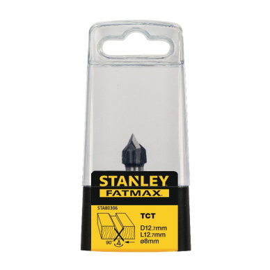 Freza TCT, V-griovelis 90 x 12,7 mm 1 Freza TCT, V-griovelis 90 x 12,7 mm 1