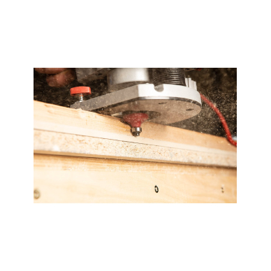 Frezavimo antgalis, paviršius apvalinamas, dekoratyvinis, HM, 25,7 x 9,7 mm, kotas 6 mm 5