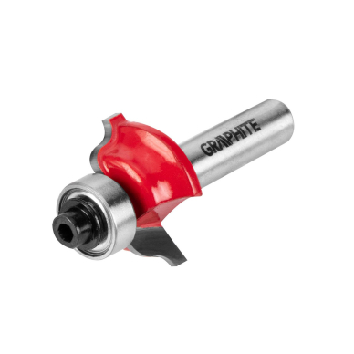 Frezavimo antgalis, paviršius apvalinamas, dekoratyvinis, HM, 25,7 x 9,7 mm, kotas 8 mm 7