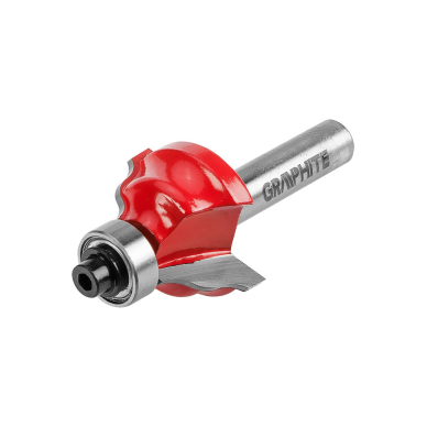 Frezavimo antgalis, paviršius apvalinamas, dekoratyvinis, HM, 28,8 x 15,9 mm, kotas 8 mm 7