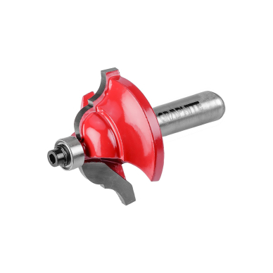 Frezavimo antgalis, paviršius apvalinamas, dekoratyvinis, HM, 34,9 x 15 mm, kotas 8 mm 8