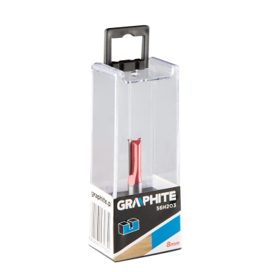 Frezavimo antgalis, tiesus, HM, 8 x 19 mm, kotas 8 mm 1