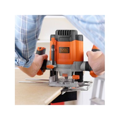 Frezeris 1200W + 6 frezos, KW1200EKA-QS, Black&Decker 1