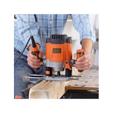 Frezeris 1200W + 6 frezos, KW1200EKA-QS, Black&Decker 3