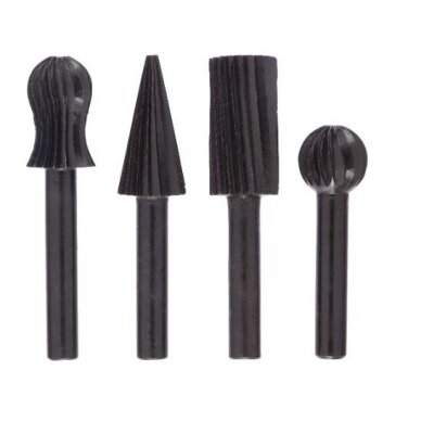 Frezų kompl. gręžtuvui Bosch, 4 vnt., 1609200314 Frezų kompl. gręžtuvui Bosch, 4 vnt., 1609200314