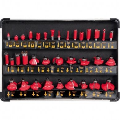 Frezų medžiui rinkinys Yato 35 vnt. 8 mm 2 Frezų medžiui rinkinys Yato 35 vnt. 8 mm 2