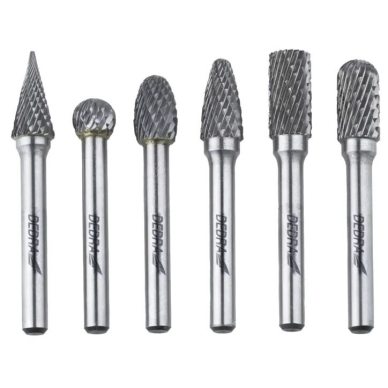 Frezų rinkinys metalui DEDRA 07F502, 6 mm, 6 vnt. 1 Frezų rinkinys metalui DEDRA 07F502, 6 mm, 6 vnt. 1