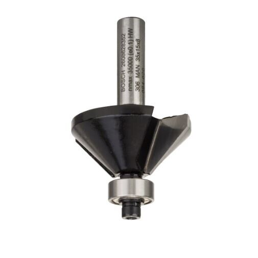 Freza briaunų nuėmimui Bosch HM, l=15 mm, 2608628352 Freza briaunų nuėmimui Bosch HM, l=15 mm, 2608628352
