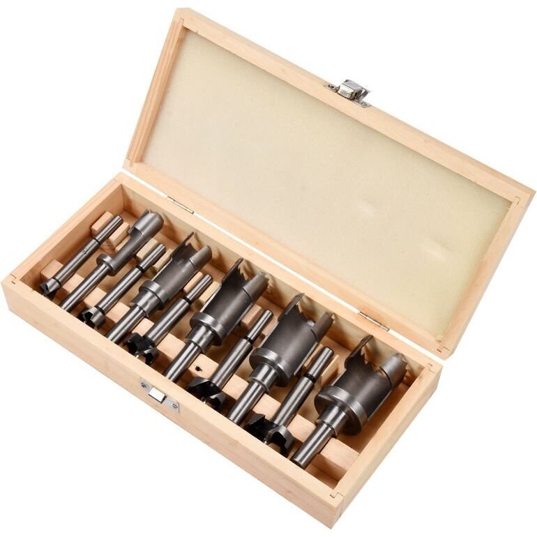 Frezų / kamštinių grąžtų rinkinys medžiui | 15-35 mm | 10 vnt. (YT-33837) Frezų / kamštinių grąžtų rinkinys medžiui | 15-35 mm | 10 vnt. (YT-33837)