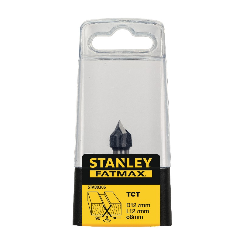 Freza TCT, V-griovelis 90 x 12,7 mm 1