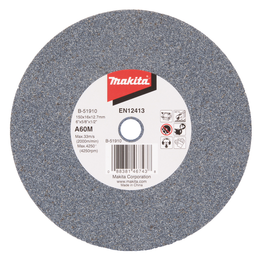 Galandimo diskas Makita B-51910, 150x16x12,7mm A60M