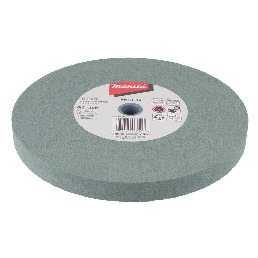 Galandimo diskas Makita B-51976, 205x19x15,88mm GC120 (Cu,Ni,Ms,Zn) 1