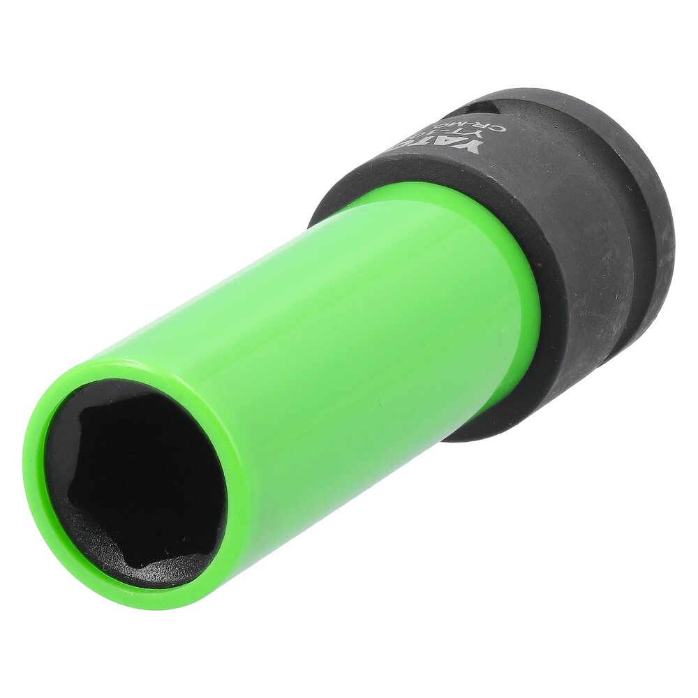 Galvutė smūginė ilga plonasienė | su plastikine apsauga | 12,7 mm (1/2") | 15 mm (YT-10581) Galvutė smūginė ilga plonasienė | su plastikine apsauga | 12,7 mm (1/2") | 15 mm (YT-10581)