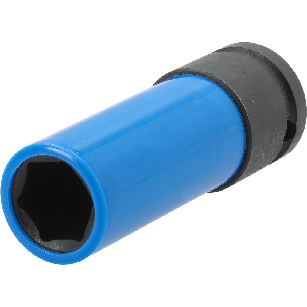 Galvutė smūginė ilga plonasienė | su plastikine apsauga | 12,7 mm (1/2") | 17 mm (YT-10583)