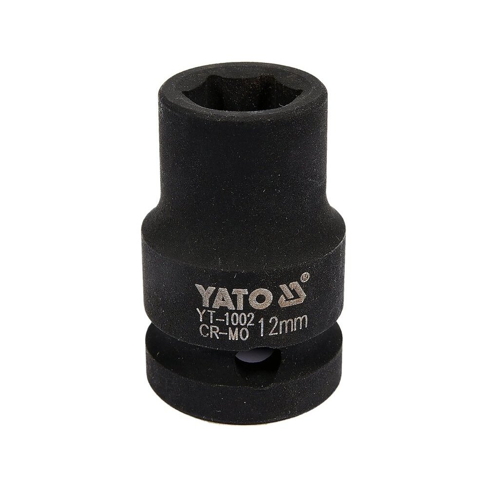 Galvutė smūginė šešiakampė | 12,5 mm (1/2") | 12 mm (YT-1002)