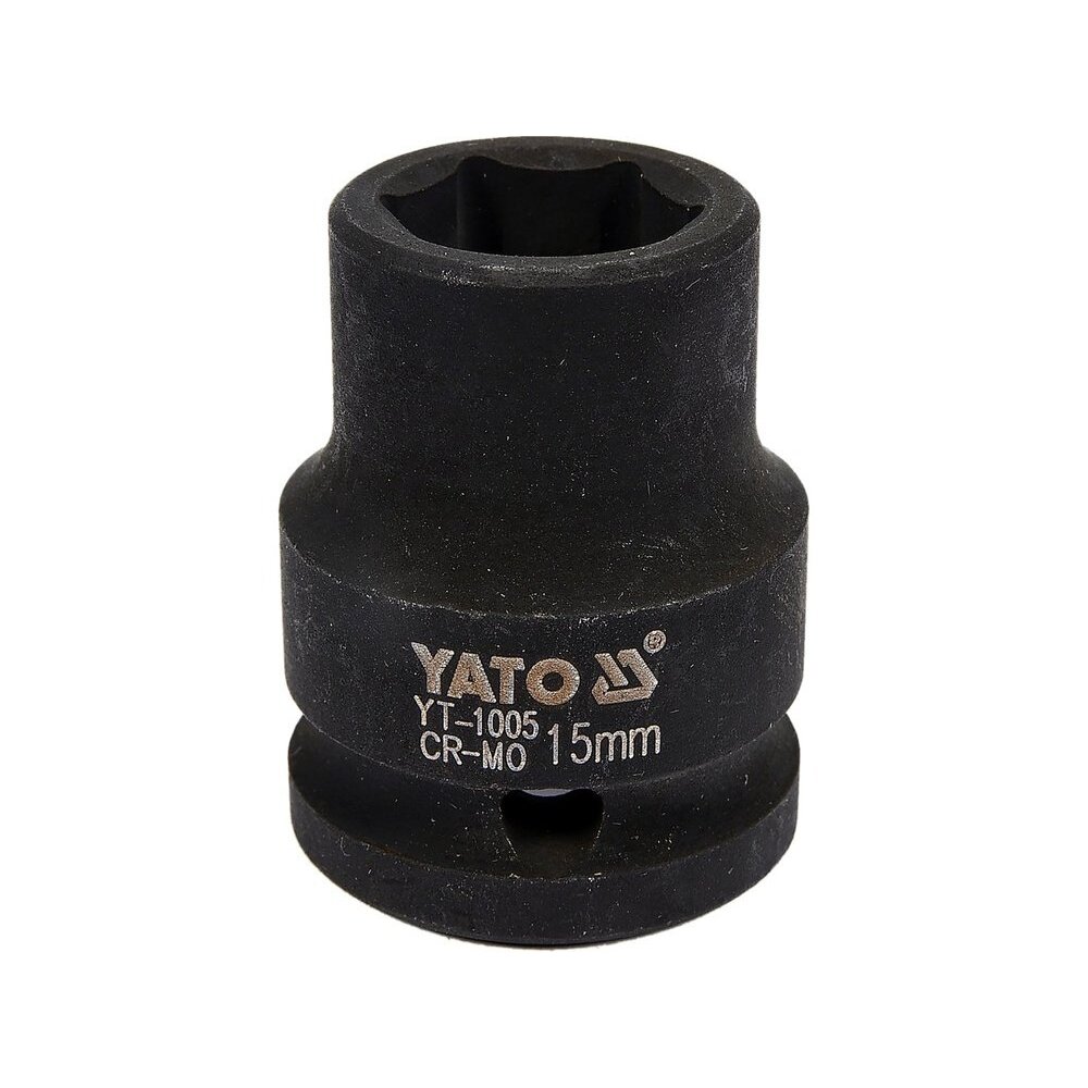 Galvutė smūginė šešiakampė | 12,5 mm (1/2") | 15 mm (YT-1005)