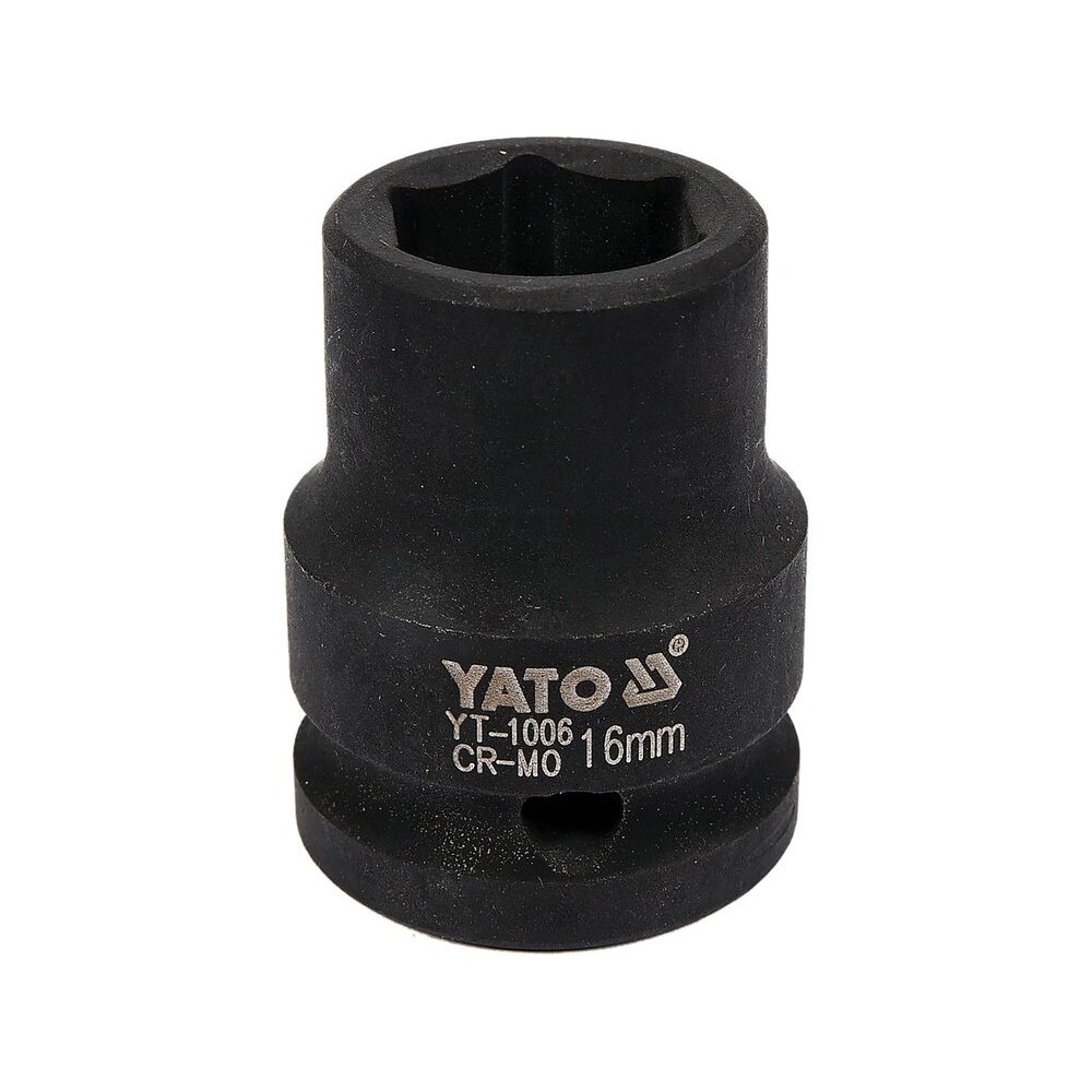 Galvutė smūginė šešiakampė | 12,5 mm (1/2") | 16 mm (YT-1006) Galvutė smūginė šešiakampė | 12,5 mm (1/2") | 16 mm (YT-1006)