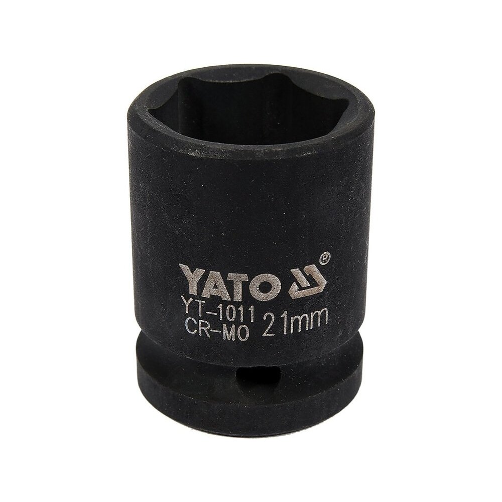 Galvutė smūginė šešiakampė | 12,5 mm (1/2") | 21 mm (YT-1011) Galvutė smūginė šešiakampė | 12,5 mm (1/2") | 21 mm (YT-1011)