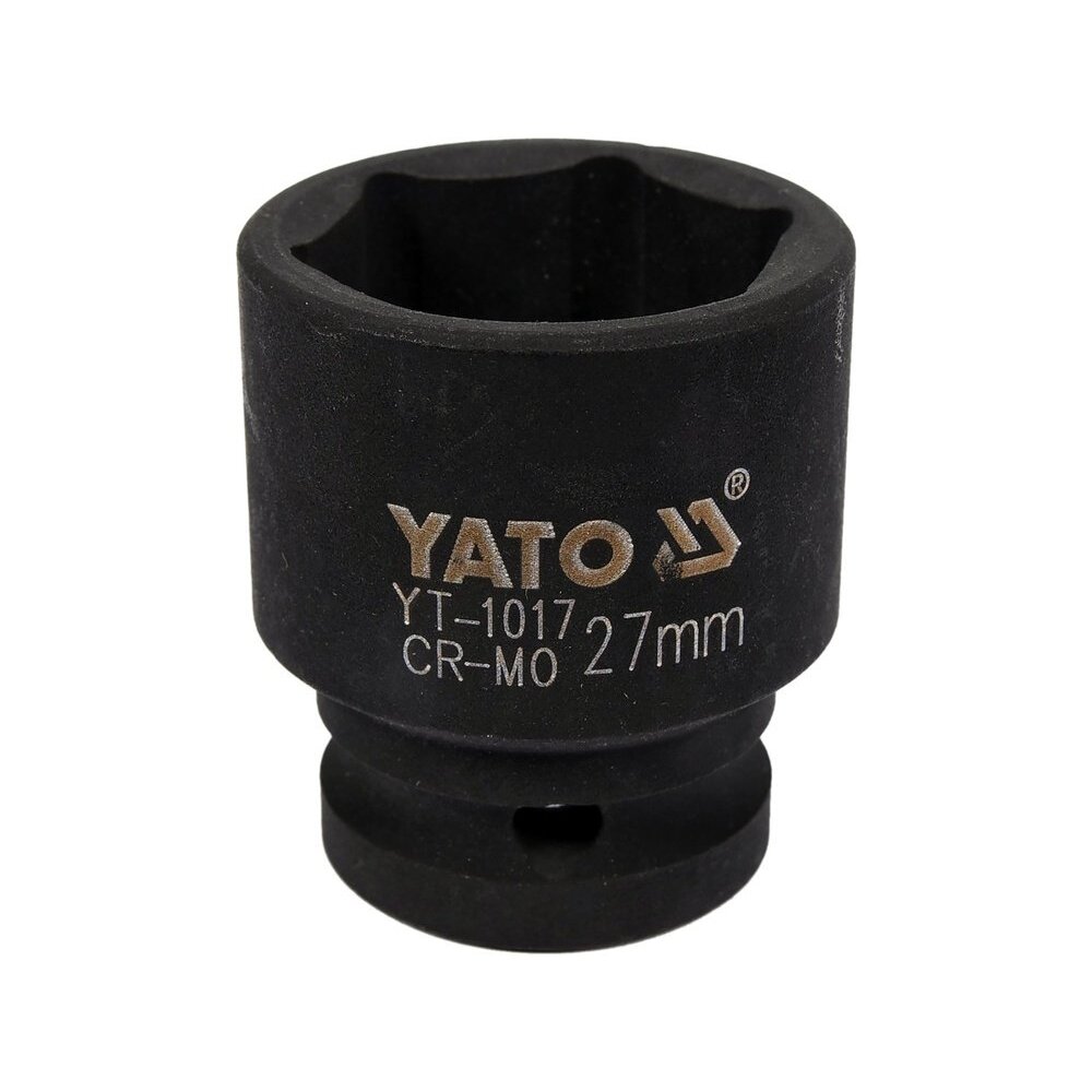 Galvutė smūginė šešiakampė | 12,5 mm (1/2") | 27 mm (YT-1017) Galvutė smūginė šešiakampė | 12,5 mm (1/2") | 27 mm (YT-1017)