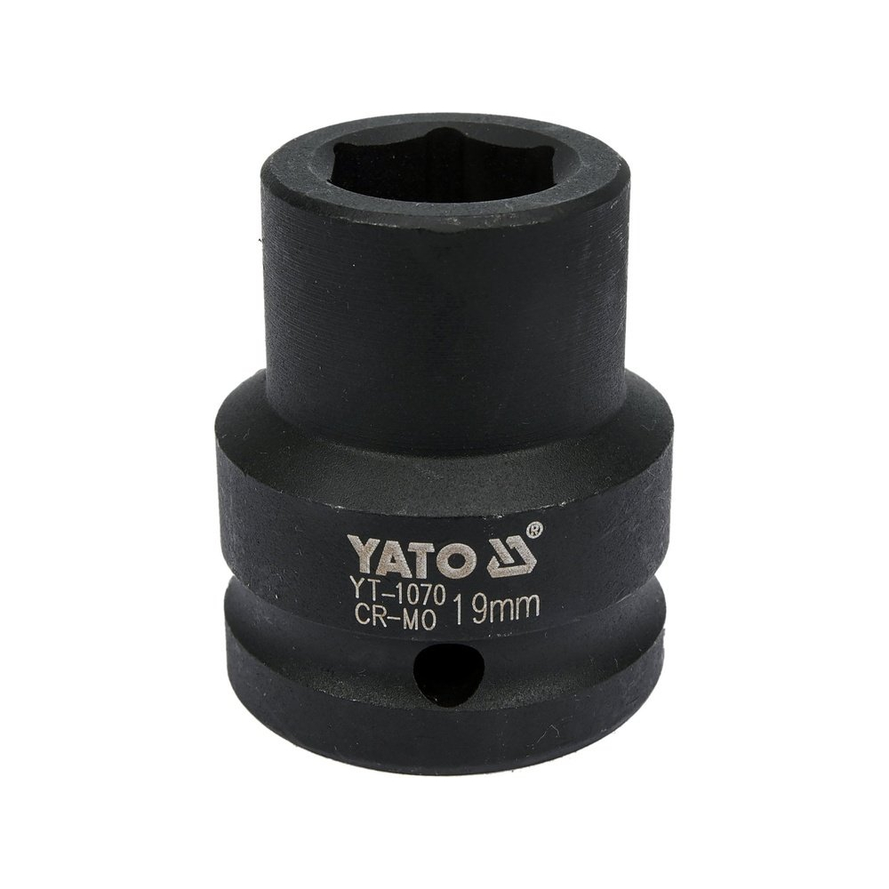 Galvutė smūginė šešiakampė | 20 mm (3/4") | 19 mm (YT-1070) Galvutė smūginė šešiakampė | 20 mm (3/4") | 19 mm (YT-1070)