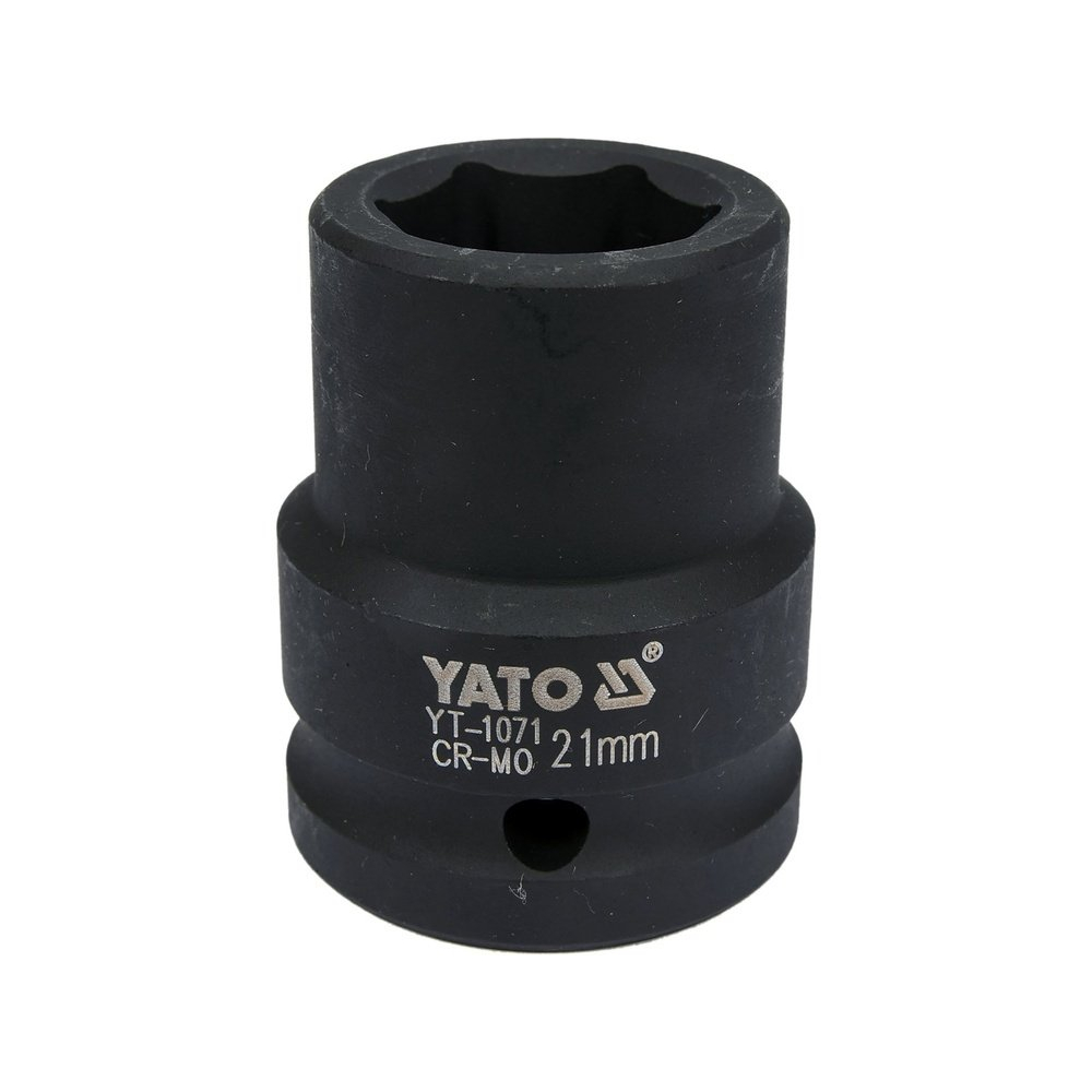 Galvutė smūginė šešiakampė | 20 mm (3/4") | 21 mm (YT-1071) Galvutė smūginė šešiakampė | 20 mm (3/4") | 21 mm (YT-1071)