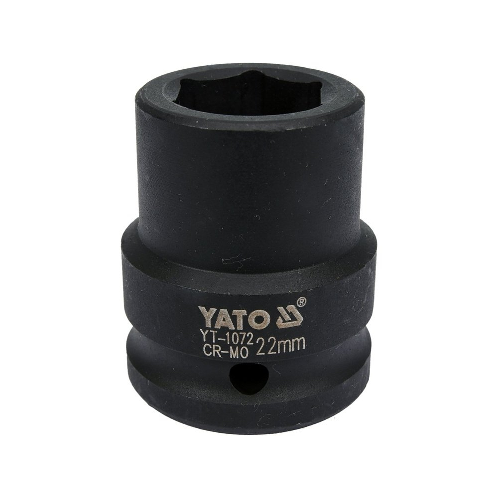 Galvutė smūginė šešiakampė | 20 mm (3/4") | 22 mm (YT-1072) Galvutė smūginė šešiakampė | 20 mm (3/4") | 22 mm (YT-1072)