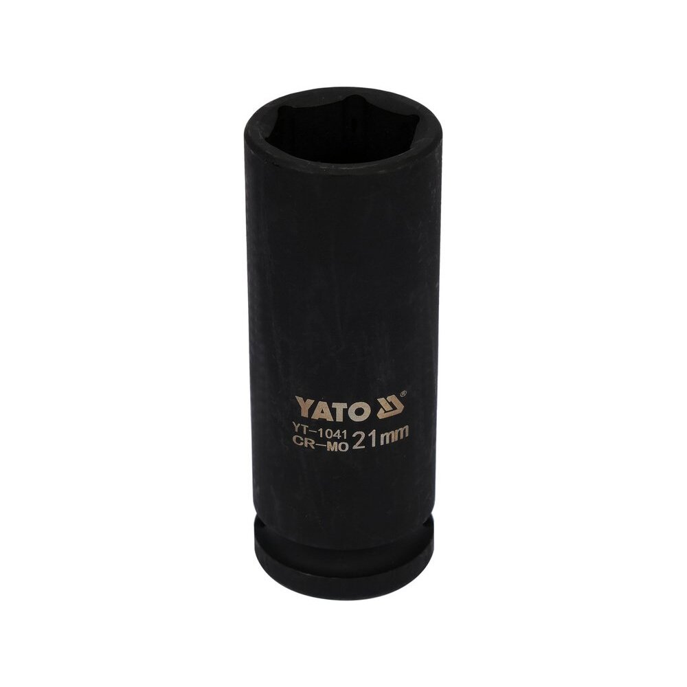 Galvutė smūginė šešiakampė ilga | 12,5 mm (1/2") | 21 mm (YT-1041) Galvutė smūginė šešiakampė ilga | 12,5 mm (1/2") | 21 mm (YT-1041)