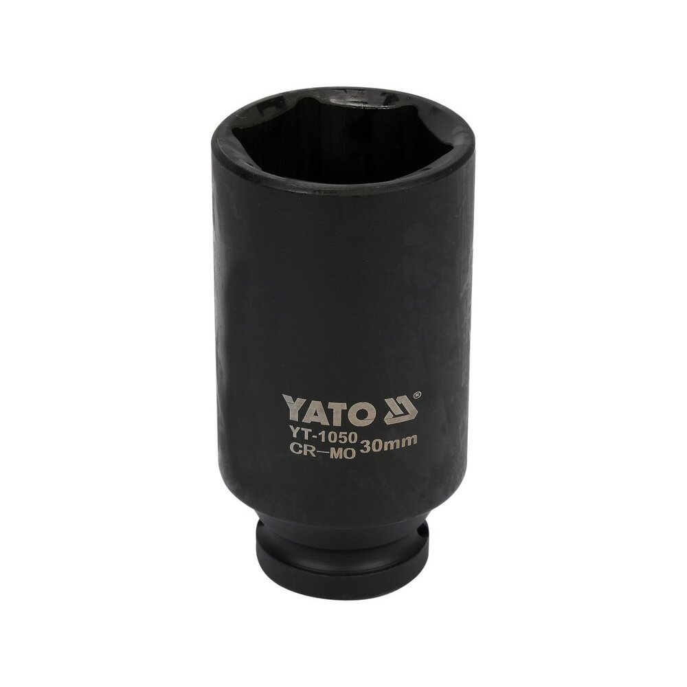Galvutė smūginė šešiakampė ilga | 12,5 mm (1/2") | 30 mm (YT-1050) Galvutė smūginė šešiakampė ilga | 12,5 mm (1/2") | 30 mm (YT-1050)