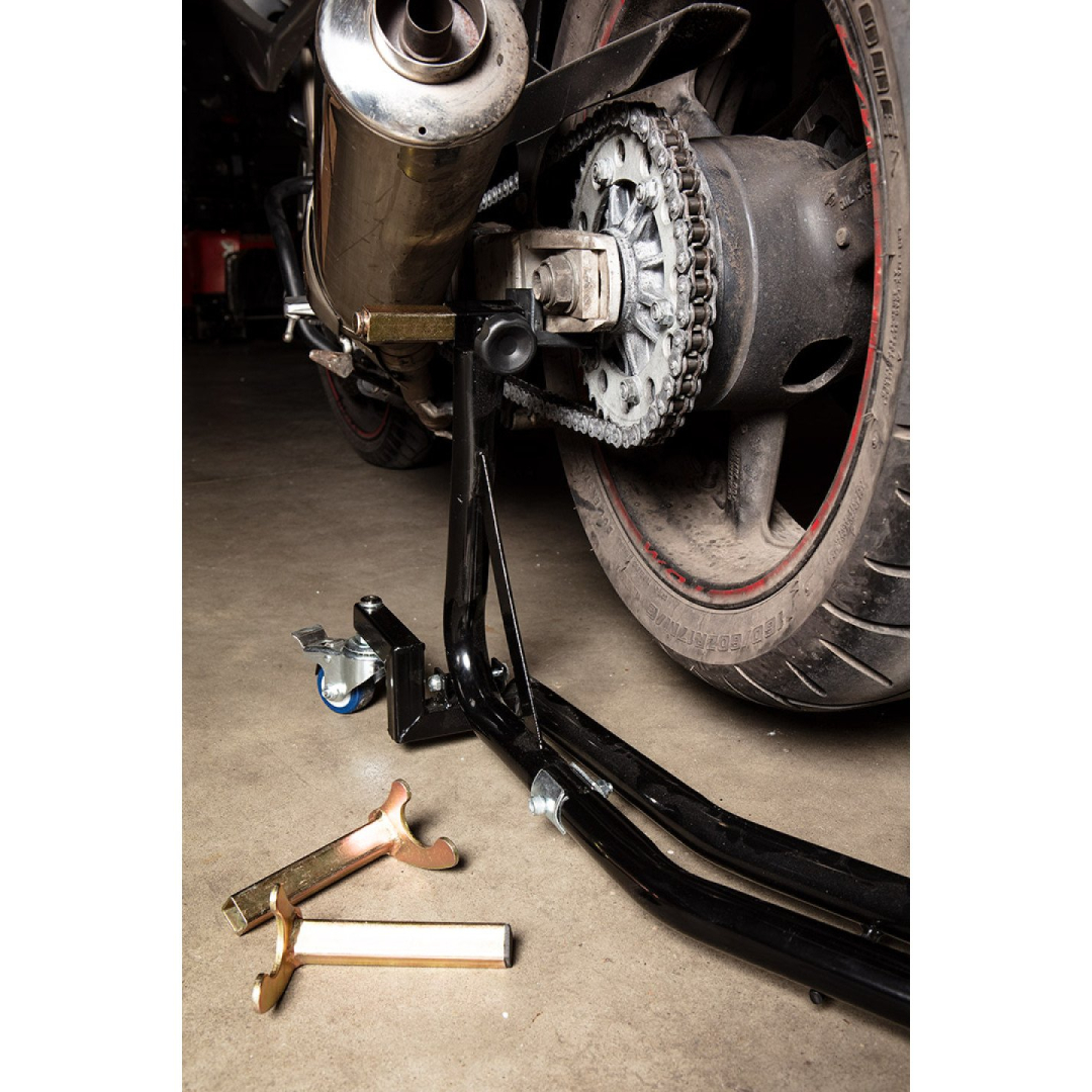 Galinio rato motociklo stovas 2 Galinio rato motociklo stovas 2