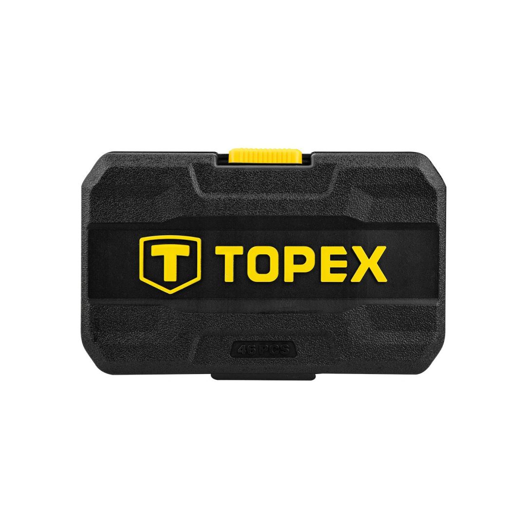 Galvučių ir raktų komplektas 1/4" CV, 46 vnt. 3