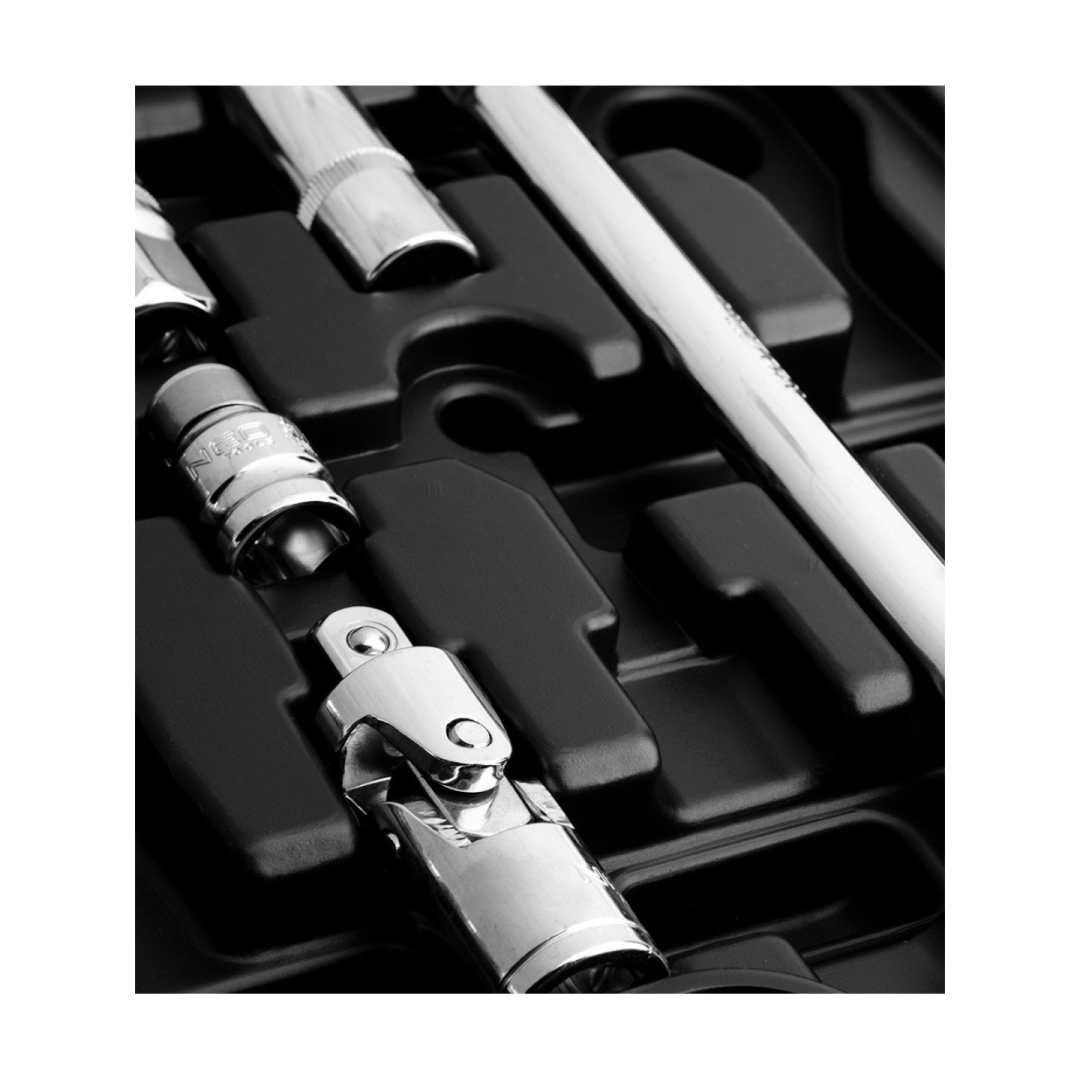 Galvučių rinkinys 1/2&quot; ir 1/4&quot;   86 dalys 6